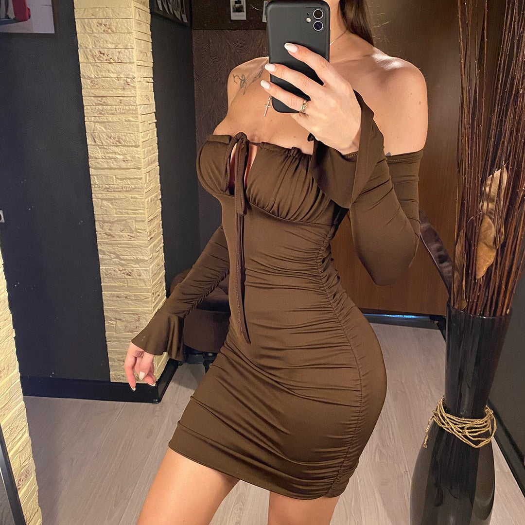 Levoire | Sans Manches Pull À Capuche Longue Robe À Nouer