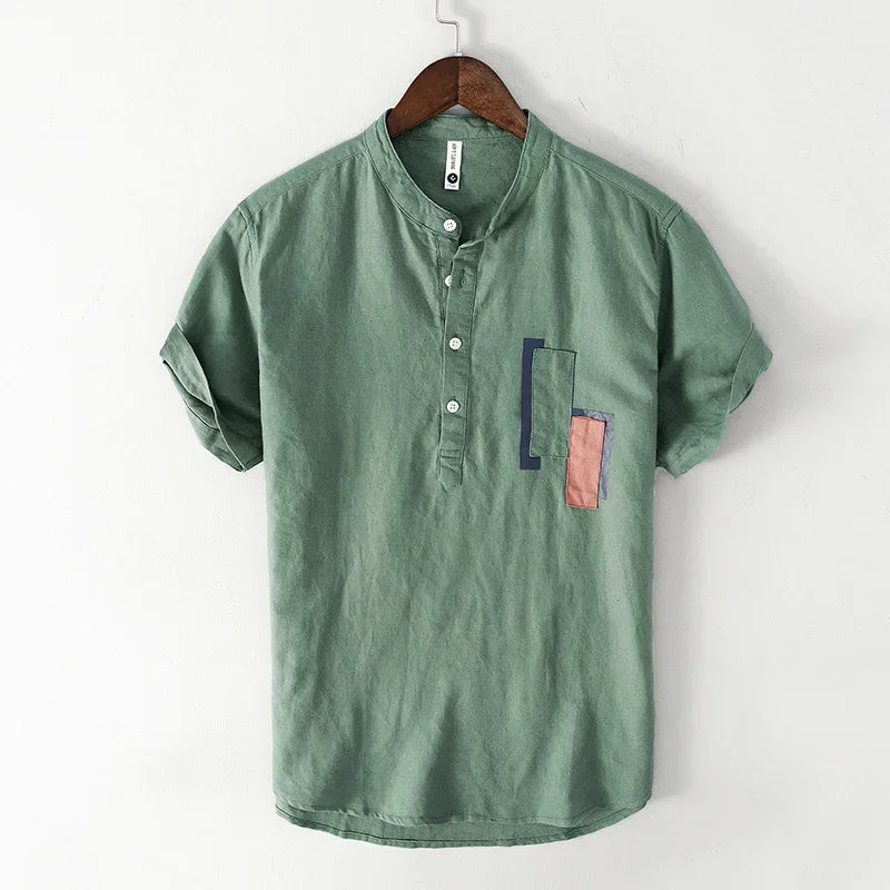 Levoire | Chemise à demi-manches Vert