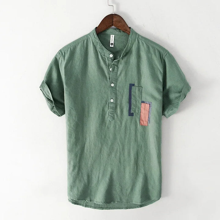 Levoire | Chemise à demi-manches Vert
