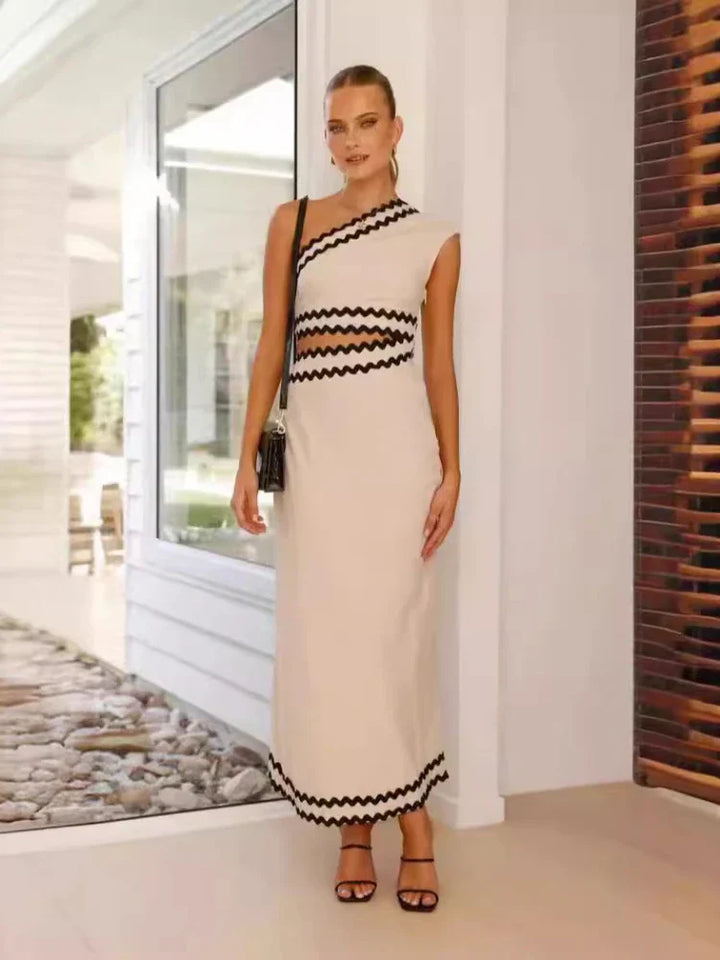 Levoire | Robe Élégante Sans Manches Blanc