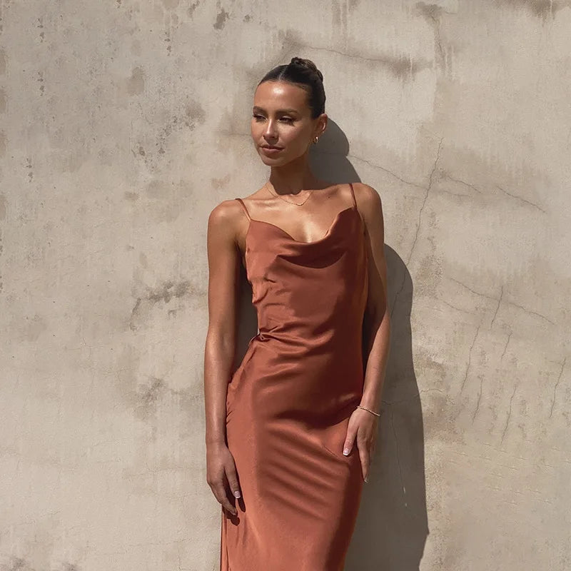 Levoire | Robe Longue En Satin