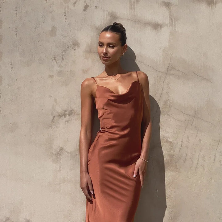 Levoire | Robe Longue En Satin