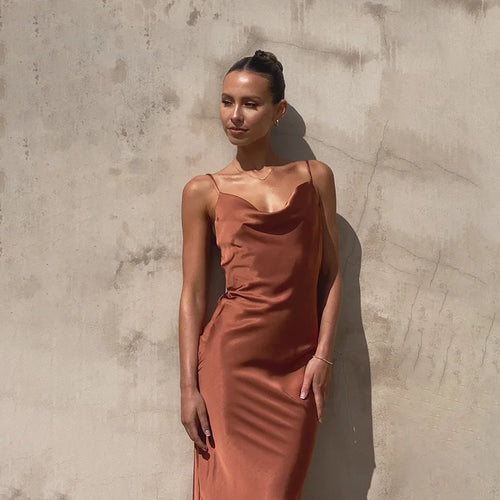 Levoire | Robe Longue En Satin