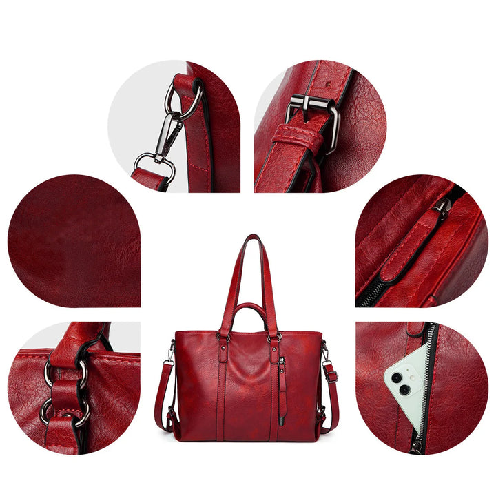 Levoire | Sac À Bandoulière En Cuir De Grande Capacité
