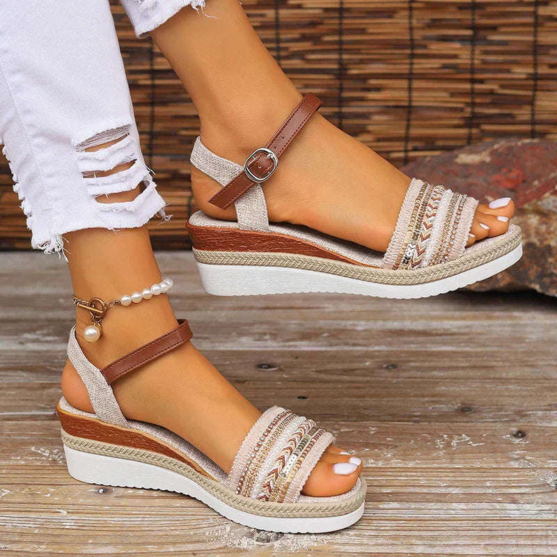 Levoire | Chaussures D'Été Confortables Au Look Décontracté Beige