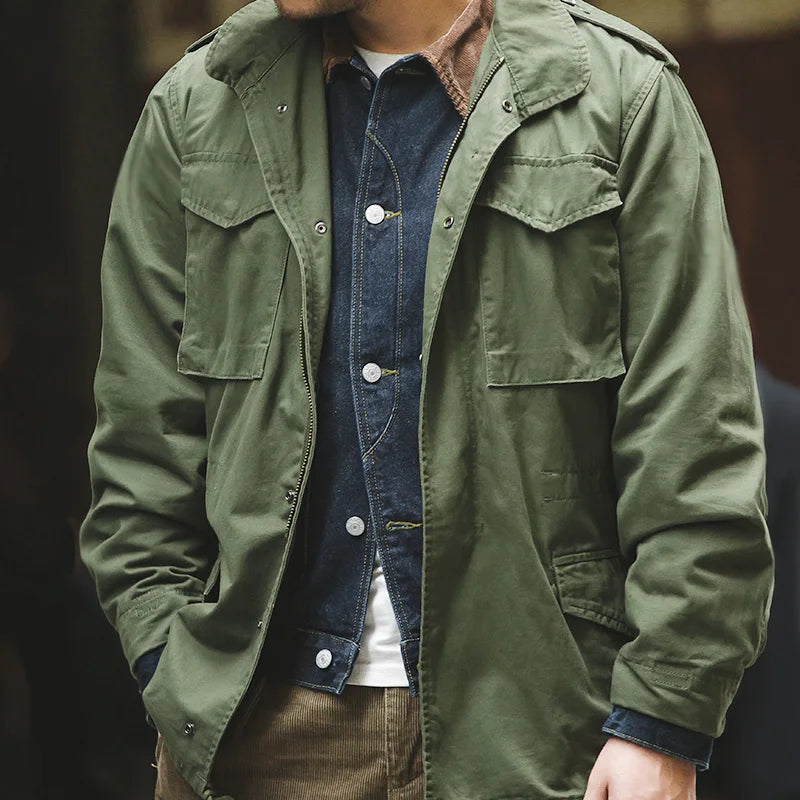 Levoire | Veste Militaire M65 Verte Homme Veste