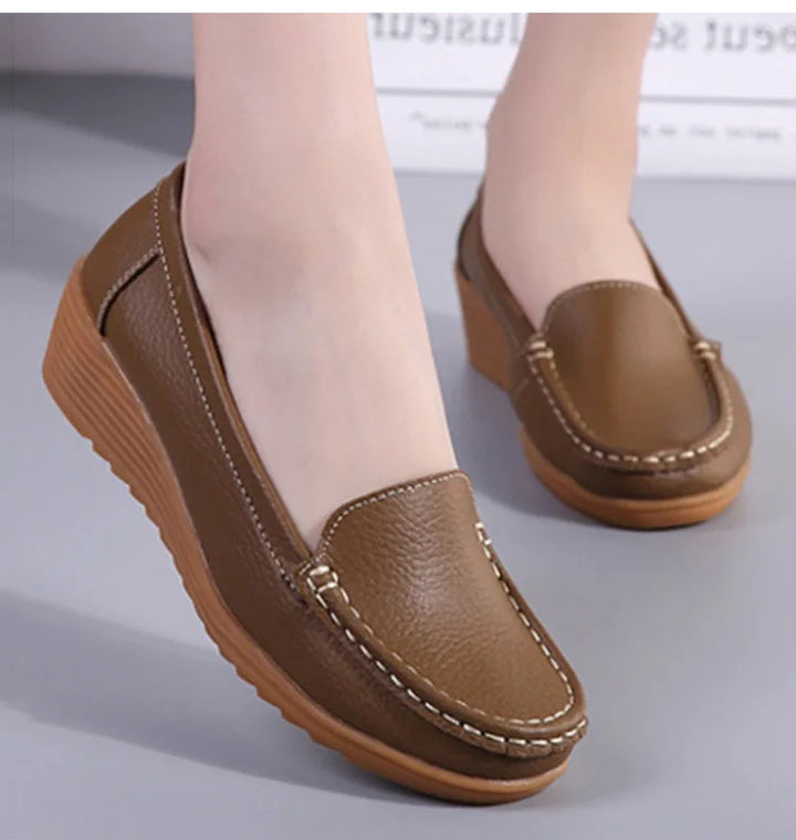 Levoire | Loafers Cuir Souple Pour Femmes