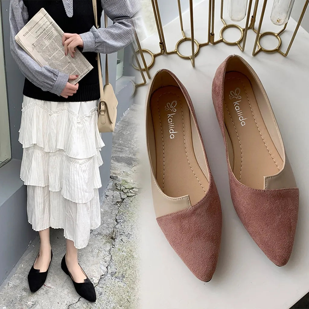 Levoire | Slip On Respirant Femmes Appartement Ballet Chaussures