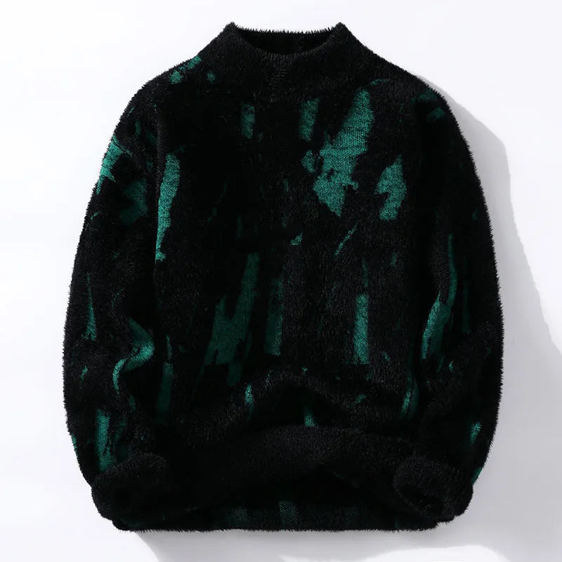 Levoire | Pull Graphique Douillet Noir