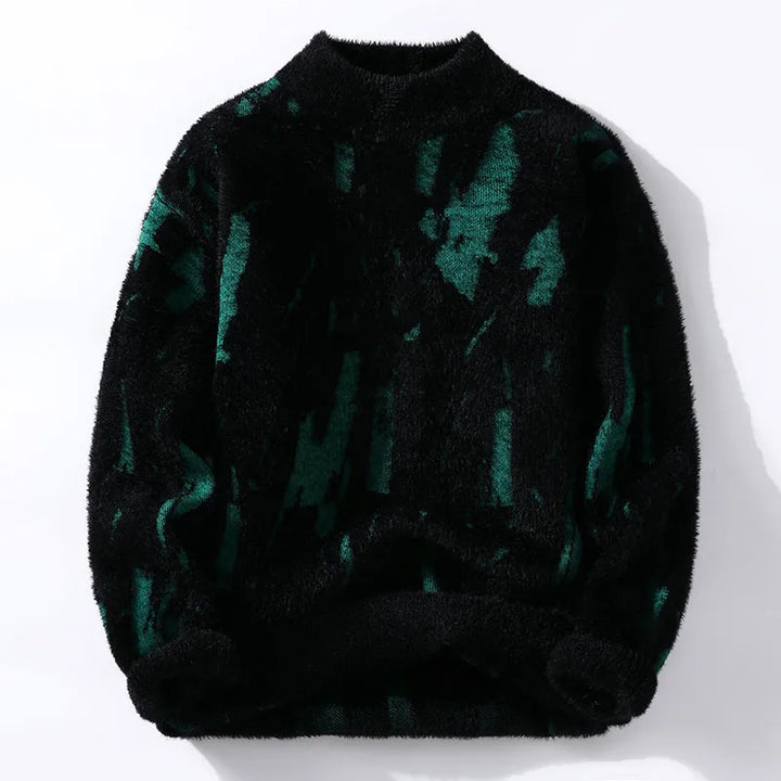 Levoire | Pull Graphique Douillet Noir