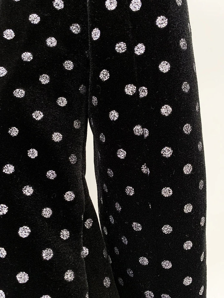 Levoire | Blazer En Velours À Pois Scintillants