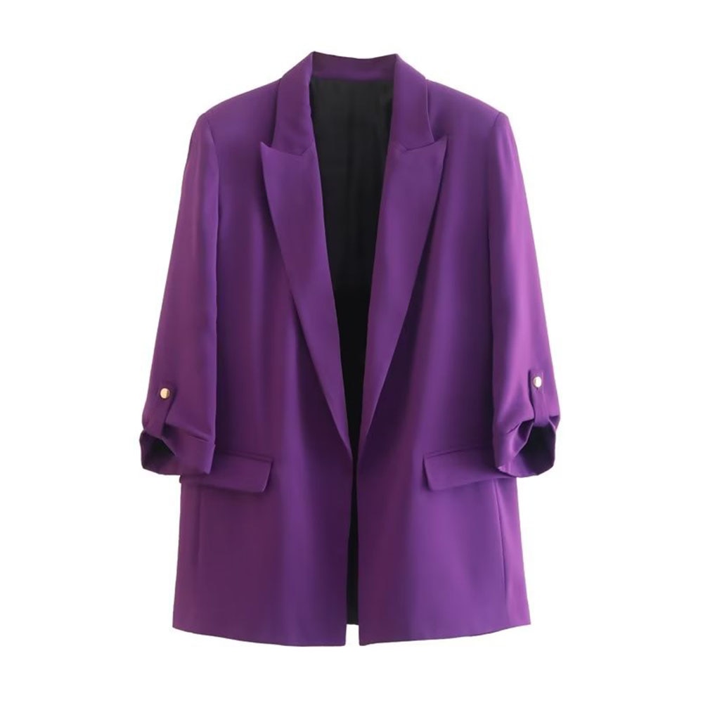 Levoire | Pantalon Taille Haute Élégant Et Confortable Pour Femmes Violet XS
