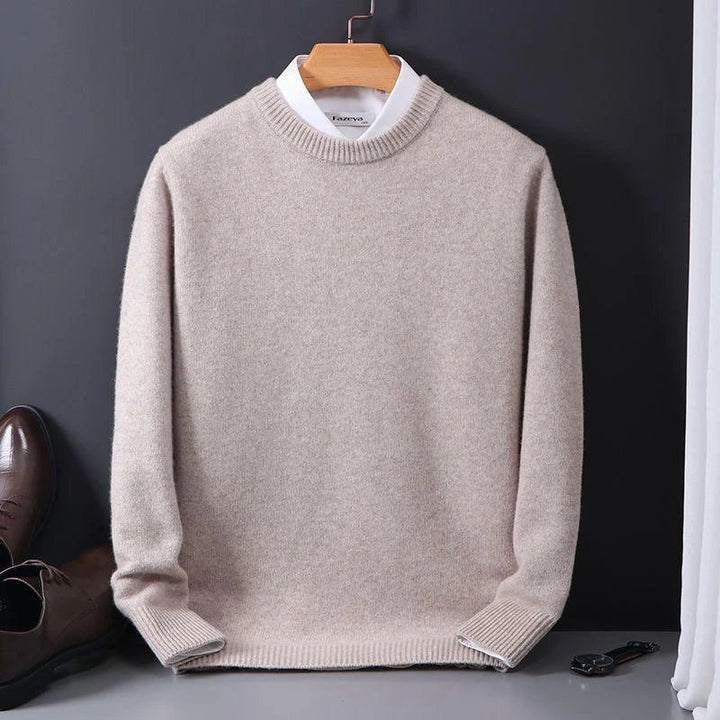 Levoire | Pull Élégant Avec Sensation Cachemire Beige