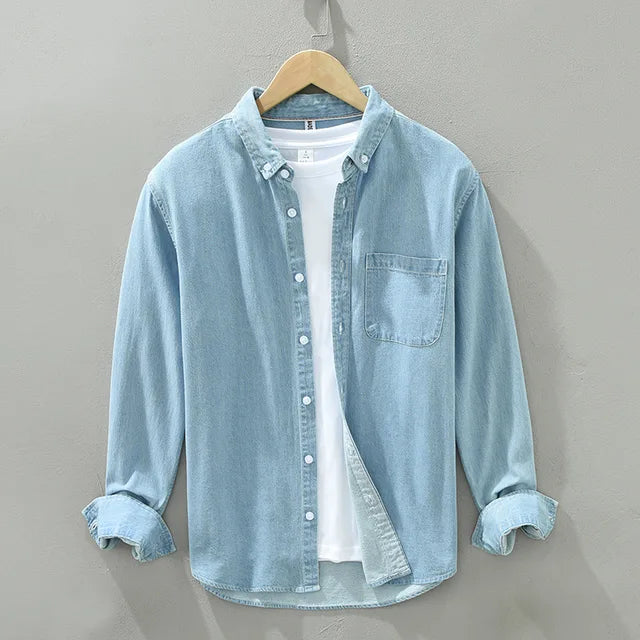 Levoire | Chemise En Denim Intemporel Hommes