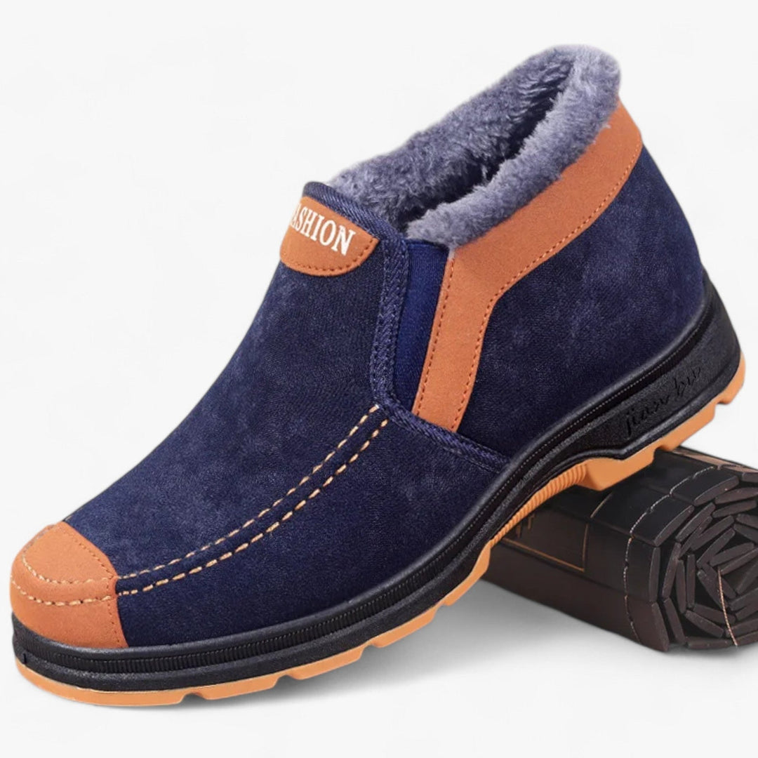 Levoire | Chaussures de cheville en polaire chaude antidérapantes Bleu