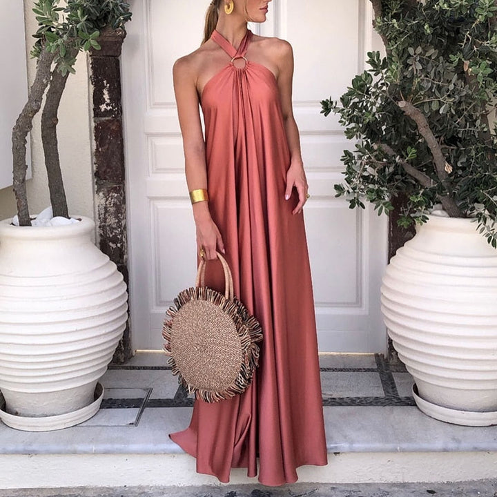 Levoire | Dos Nu | Robes Maxi Lâches À Tube Halter