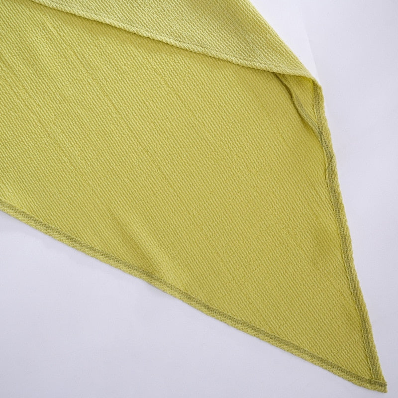Levoire | Jaune Haut Bodycon Midi-Robe