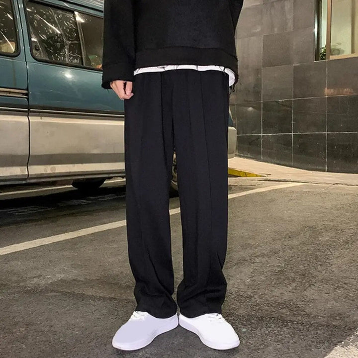 Levoire | Pantalons Baggy Style Intemporel Et Confort Maximal Noir