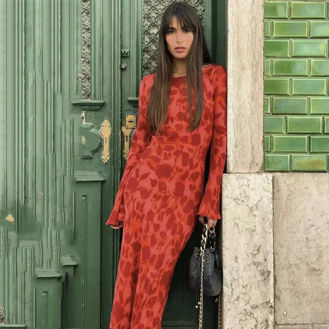 Levoire | Robe Maxi À Imprimé Floral Pour Femmes