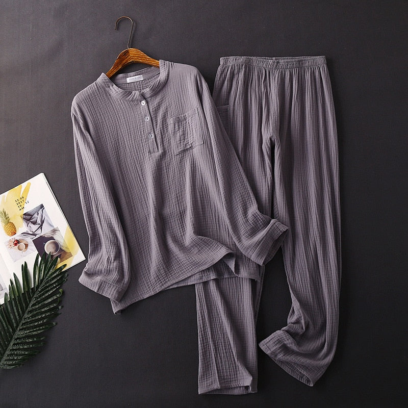 Levoire | Ensemble Pyjama Locker Coton Gris