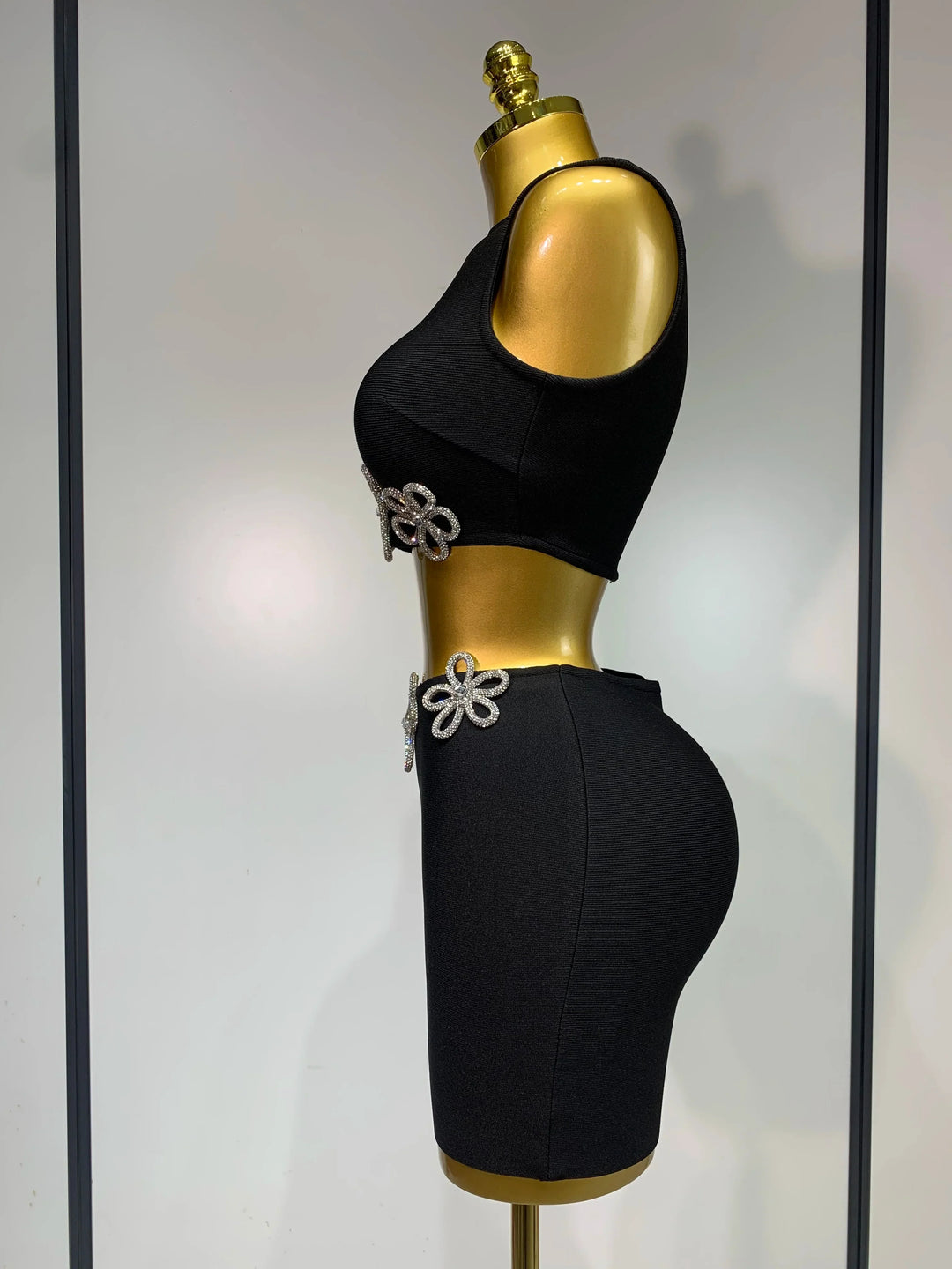 Levoire | Robe Bandage Mini Noire