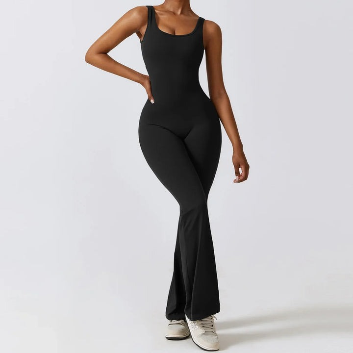 Levoire | Combinaison Fitness Femme Premium Noir