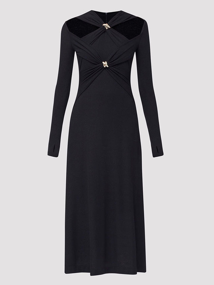 Levoire | V Décolleté Robe De Luxe NOIR