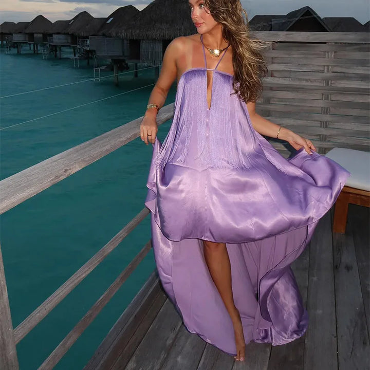 Levoire | Robe À Bretelles Sans Dos Loose