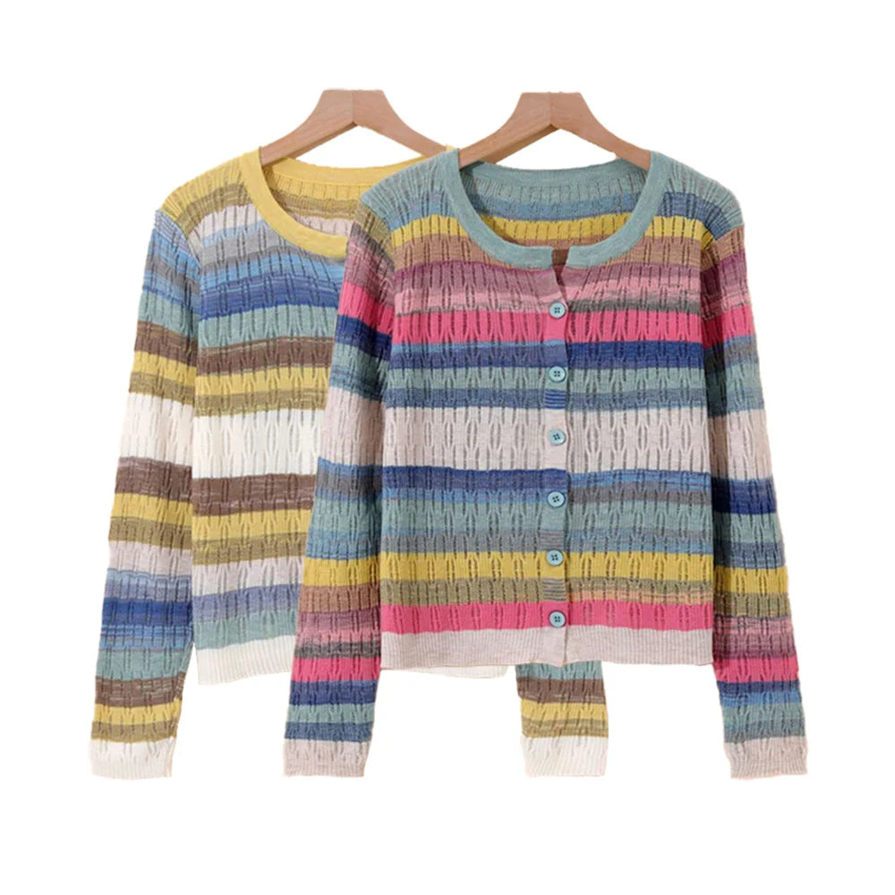 Levoire | Gilet Rayé Style Vintage
