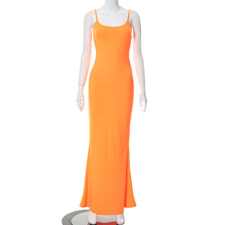 Levoire | Robe Maxi Slim Sans Épaules Dos Nu