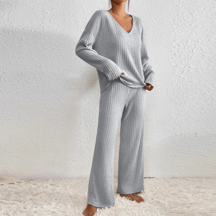 Levoire | Ensemble En Tricot 2 Pièces Gris
