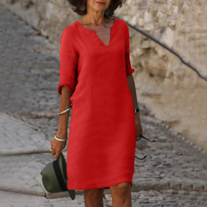 Levoire | Robe estivale imprimé floral Rot