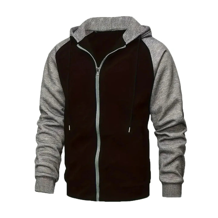 Levoire | Sweat à Manches Longues Homme Bloc de Couleur Noir
