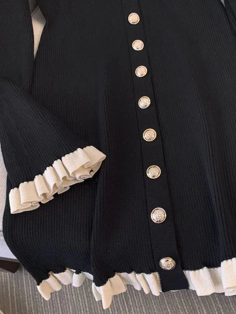 Levoire | Robe Courte En Maille Vintage