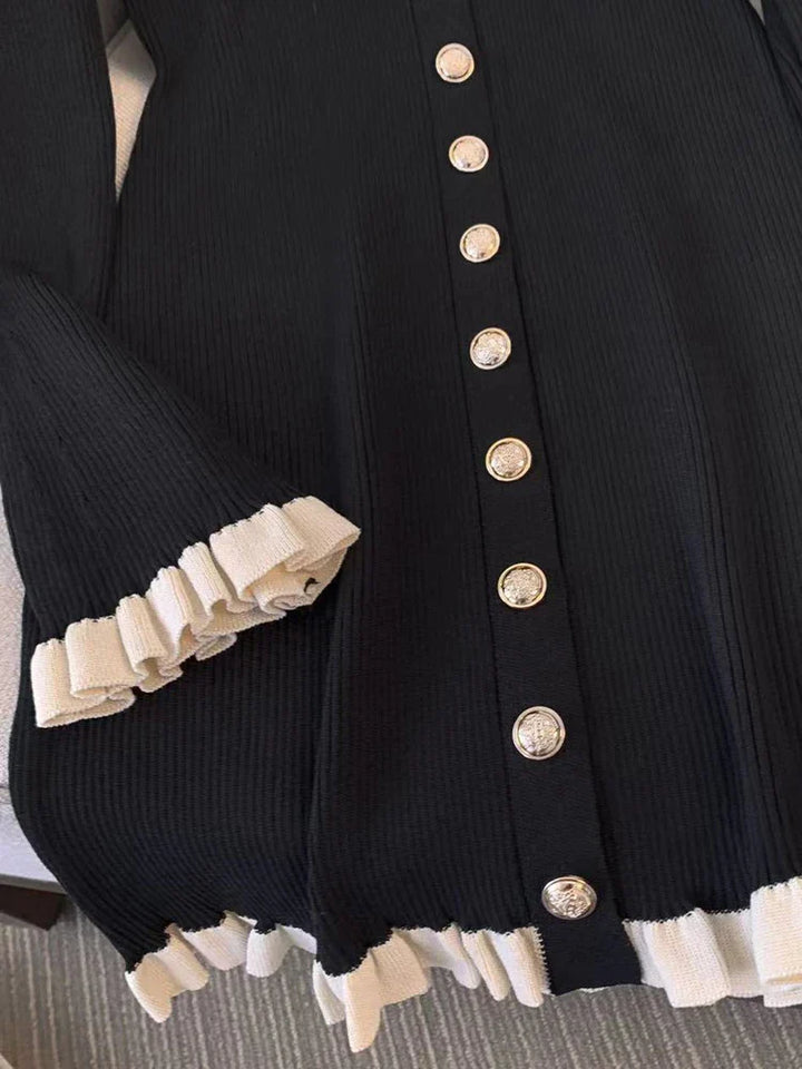 Levoire | Robe Courte En Maille Vintage