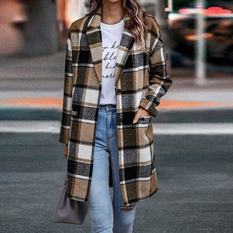 Levoire | Veste À Motifs Pour Femmes Braun
