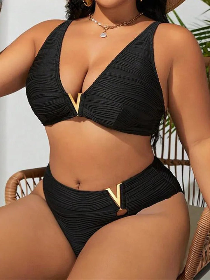 Levoire | Bikini Deux Pièces Noir Curvy