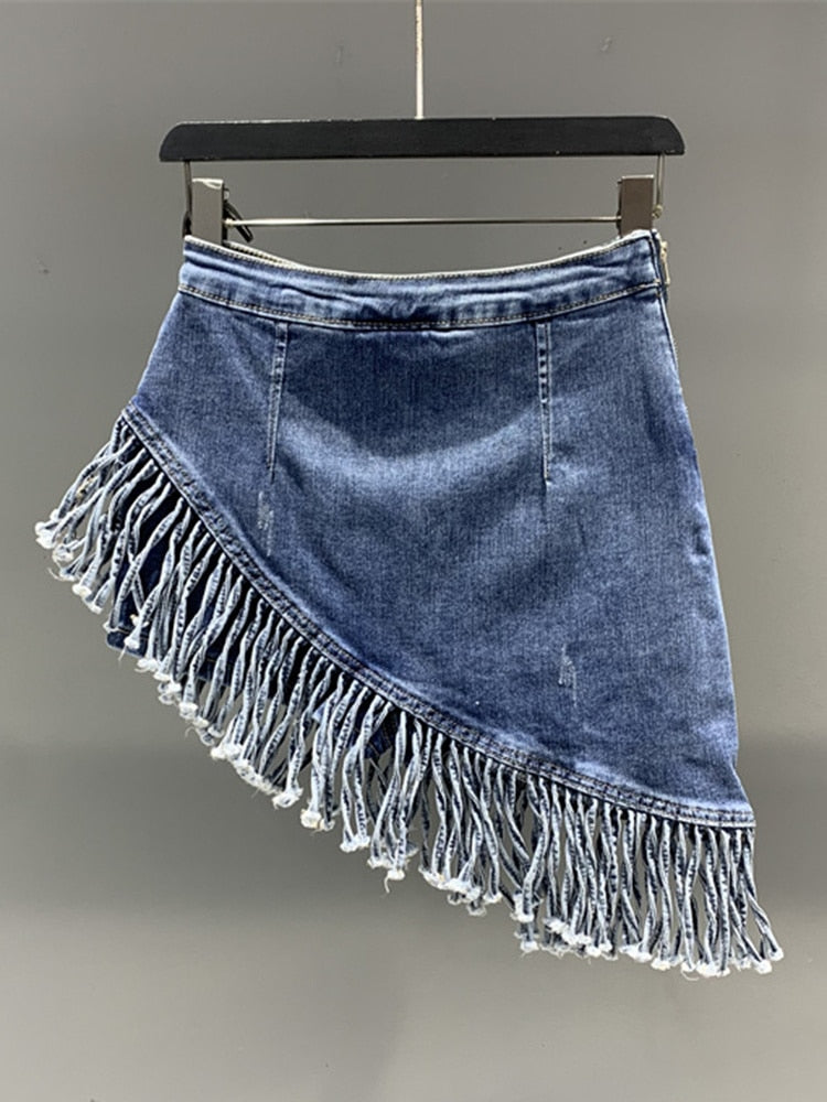 Levoire | Jupe En Denim Courte