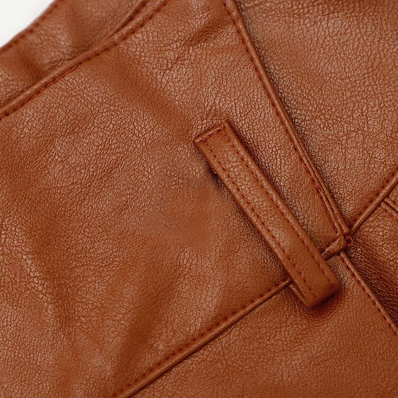 Levoire | Jupe Haute Taille En Cuir Pu