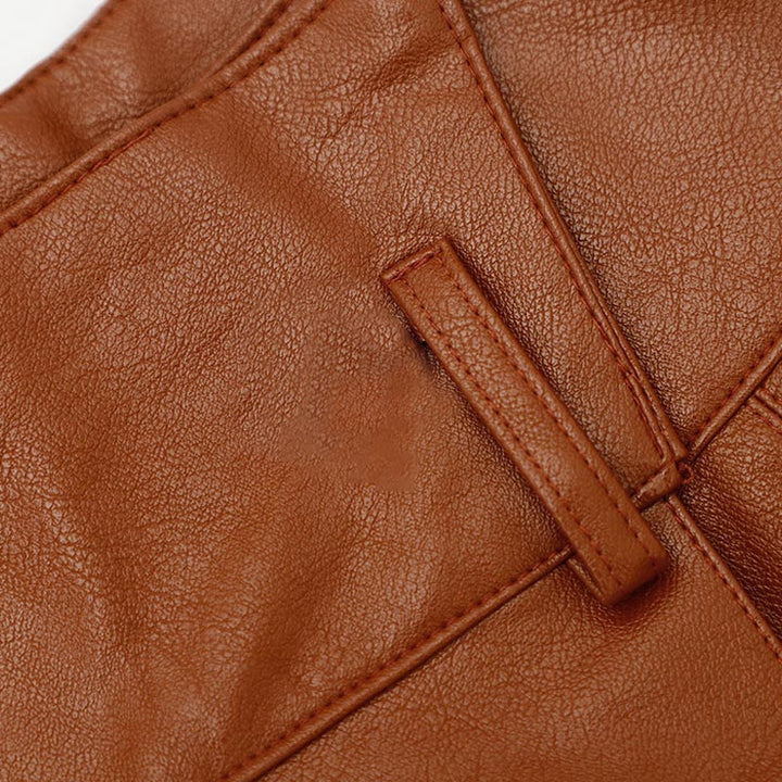 Levoire | Jupe Haute Taille En Similicuir Pour Un Style Tendance