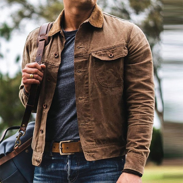 Levoire | Veste Élégante Style Intemporel Et Confort Pour Hommes Marron foncé