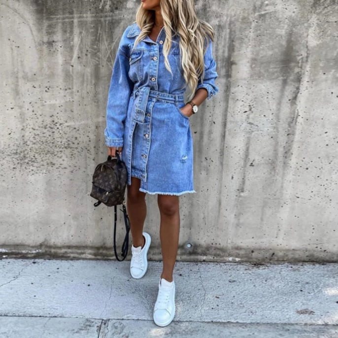 Levoire | Robe En Denim La Robe Parfaite Pour Le Printemps