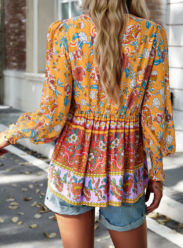 Levoire | Blouse Avec Motif Floral Boho