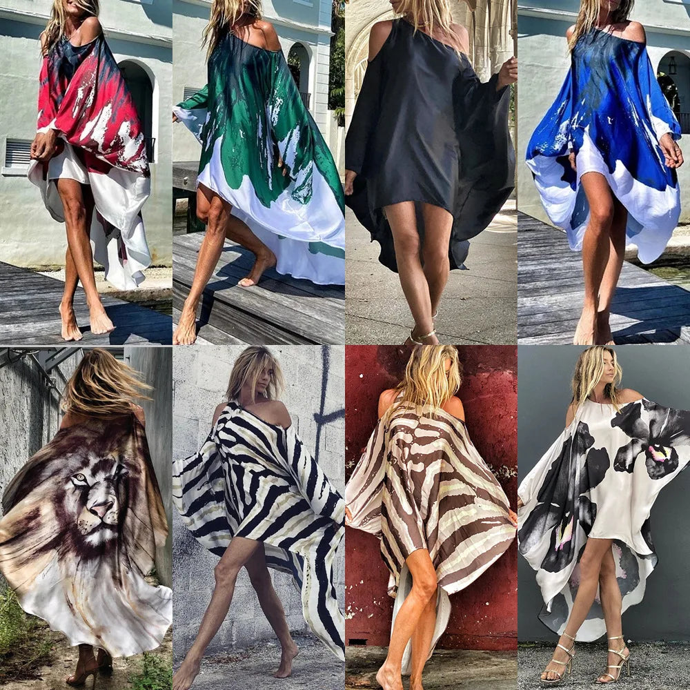 Levoire | Asymmetrische Lange Zomerjurk