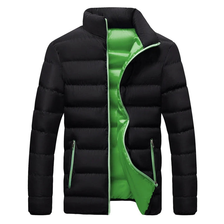 Levoire | Veste Thermique Longue À Manches Longues Avec Fermeture Éclair Vert