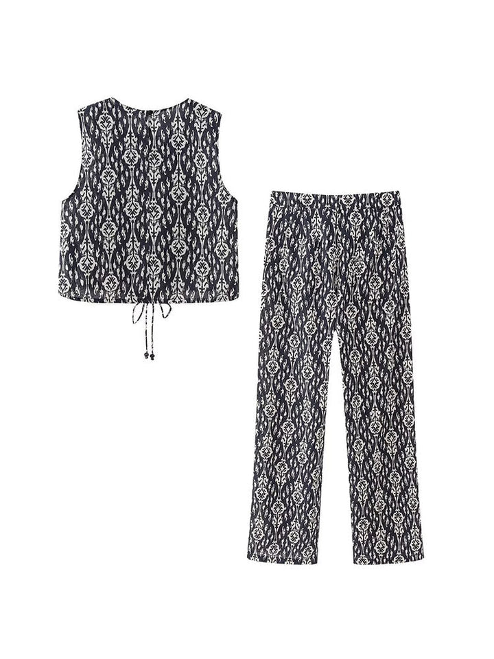 Levoire | Ensemble À Motif Carreaux Élégant Pour Une Élégance Moderne Noir