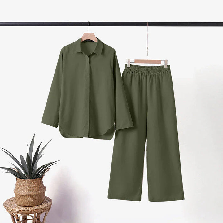 Levoire | Pantalon Et Haut Confortables Pour Femmes Vert