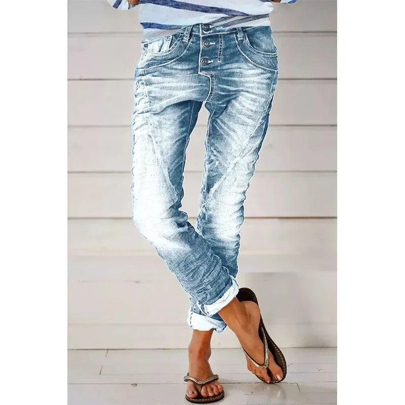 Levoire | Pantalons Stretch Confort Bleu clair