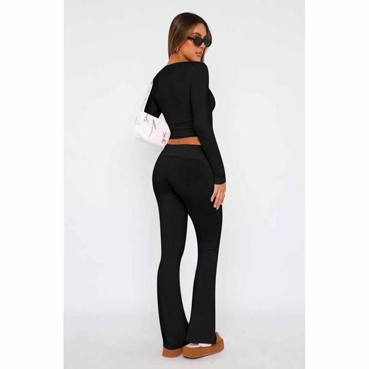 Levoire | Ensemble Femme 2 Pièces, Uni, Tendance, Survêtement Confortable