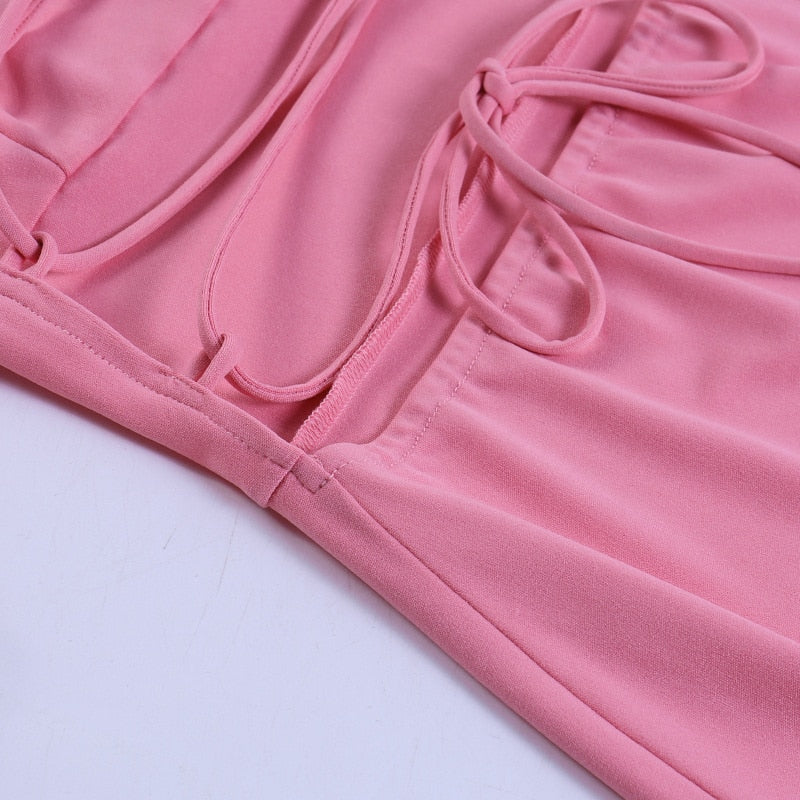 Levoire | Manchette Bouffante Ouverture Au Dos Robe Mini